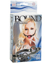 Bound By Diamonds Open Ring Gag - Black - Naughtyaddiction.com