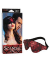 Scandal Black Out Eyemask -  Black-red - Naughtyaddiction.com