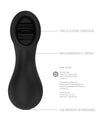 Shots Elegance Dreamy Oral Clitoral Stimulator - 10 Speed Black - Naughtyaddiction.com