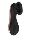 Shots Elegance Dreamy Oral Clitoral Stimulator - 10 Speed Black - Naughtyaddiction.com