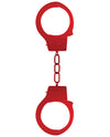 Shots Ouch Beginner Handcuffs - Red - Naughtyaddiction.com