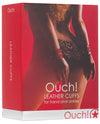 Shots Ouch Leather Cuffs - Red - Naughtyaddiction.com
