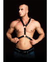 Shots Ouch Thanos Chest Centerpiece Body Harness - Black - Naughtyaddiction.com