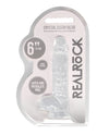 Shots Realrock Realistic Crystal Clear 6" Dildo W-balls -  Transparent Clear - Naughtyaddiction.com