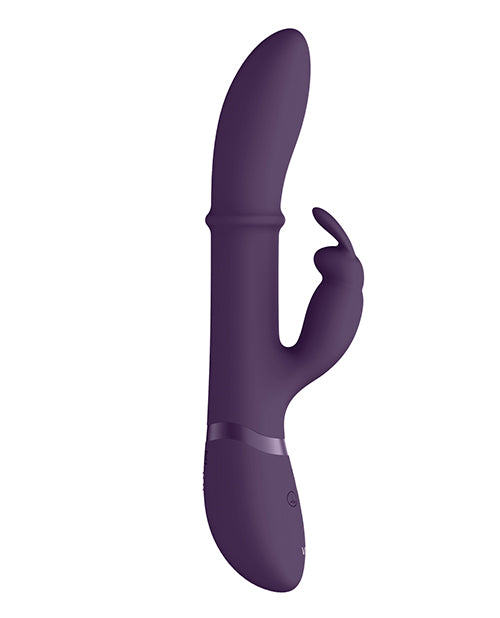 Shots Vive Halo Up & Down Ring G-spot Rabbit - Purple - Naughtyaddiction.com