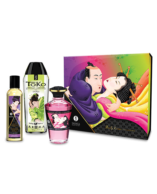 Shunga Fruity Kisses Collection Kit - Naughtyaddiction.com
