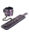 Spartacus Galaxy Legend Faux Leather Wrist Restraints - Purple - Naughtyaddiction.com