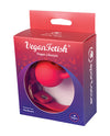 Spartacus Silicone Ball Gag W-red Pu Straps - 46 Mm - Naughtyaddiction.com