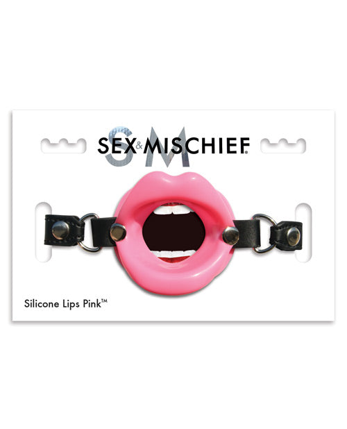 Sex & Mischief Silicone Lips - Pink - Naughtyaddiction.com