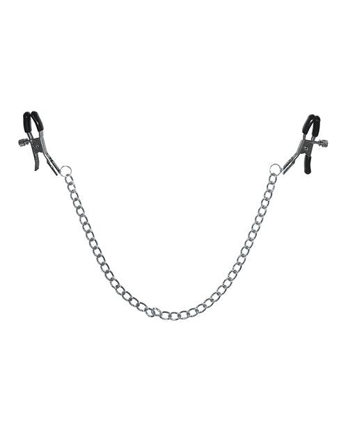 Sex & Mischief Chained Nipple Clamps - Naughtyaddiction.com