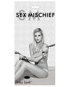 Sex & Mischief Silky Sash Restraints - Black - Naughtyaddiction.com