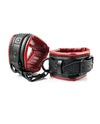 Saffron Hog Tie & Cuff Set - Red-black - Naughtyaddiction.com