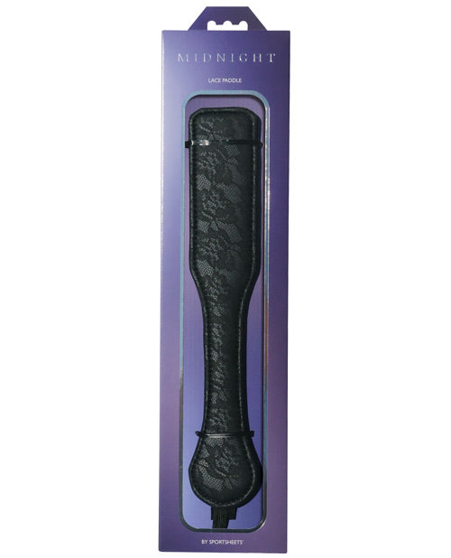 Sincerely Lace Paddle - Black - Naughtyaddiction.com