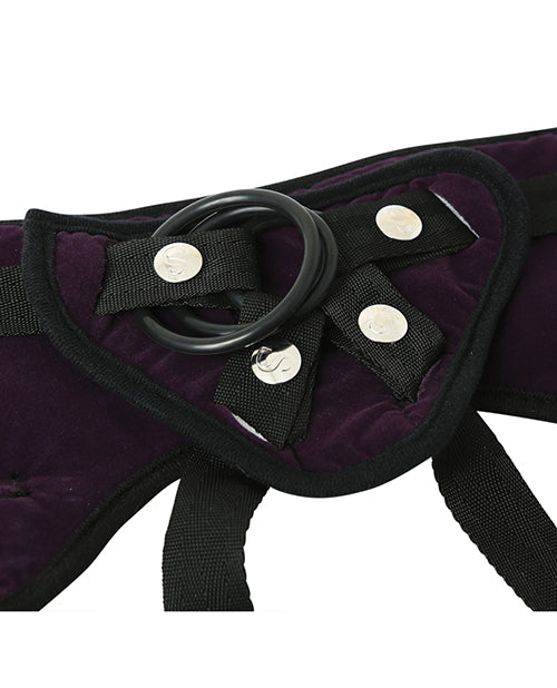 Sportsheets Lush Strap On Harness - Purple - Naughtyaddiction.com