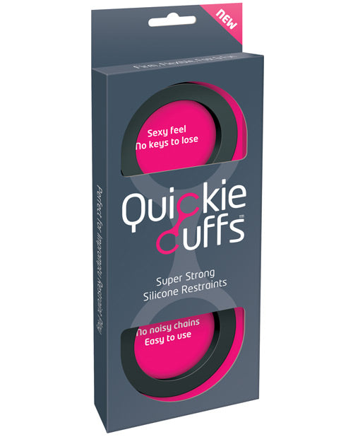 Quickie Cuffs Medium - Black - Naughtyaddiction.com
