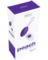 Vedo Peach Rechargeable Egg Vibe - Into You Indigo - Naughtyaddiction.com