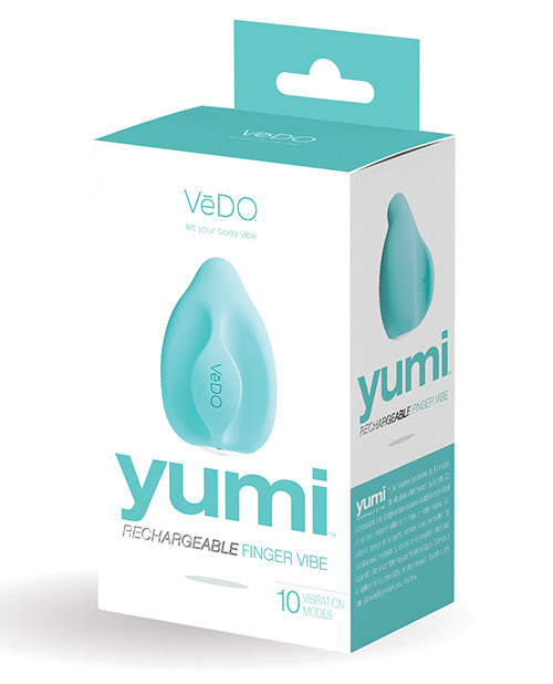 Vedo Yumi Finger Vibe - Tease Me Turquoise - Naughtyaddiction.com