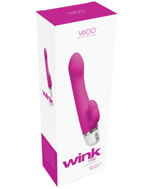 Vedo Wink Mini Vibe - Hot In Bed Pink - Naughtyaddiction.com
