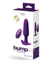 Vedo Bump Plus Rechargeable Remote Control Anal Vibe - Deep Purple - Naughtyaddiction.com