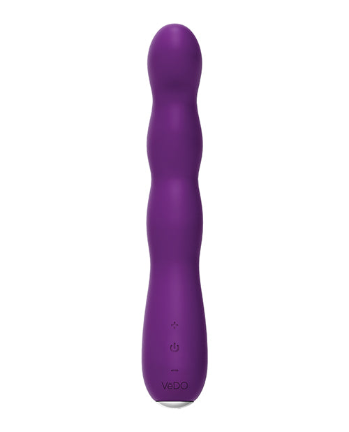 Vedo Quiver Plus Rechargeable Vibe - Deep Purple - Naughtyaddiction.com