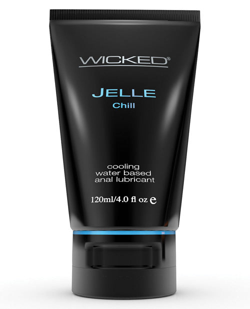 Wicked Sensual Care Jelle Cooling Water Based Anal Gel Lubricant - 4 Oz - Naughtyaddiction.com