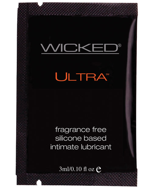 Wicked Sensual Care Ultra Silicone Based Lubricant - .1 Oz Fragrance Free - Naughtyaddiction.com