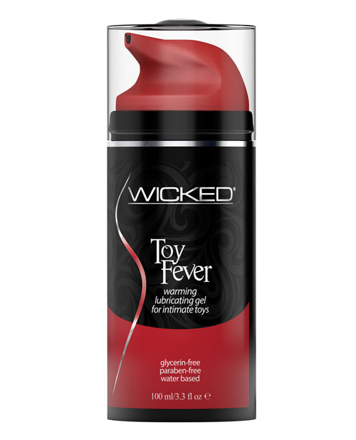 Wicked Sensual Care Toy Fever Water Based Warming Lubricant - 3.3 Oz - Naughtyaddiction.com
