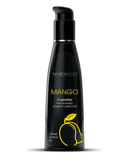 Wicked Sensual Care Water Based Lubricant - 4 Oz Mango - Naughtyaddiction.com