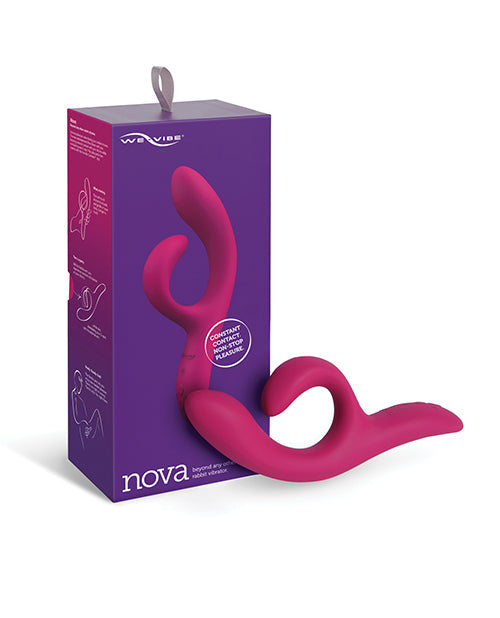 We-vibe Nova 2 Flexible Rabbit - Fuchsia - Naughtyaddiction.com