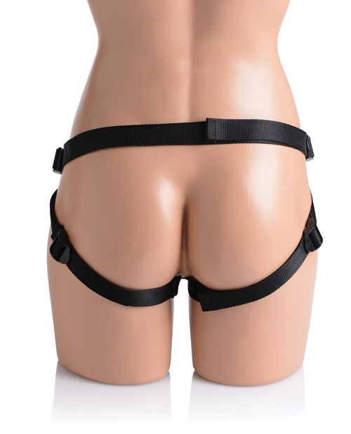Strap U Pegged Pegging Dildo W-harness - Naughtyaddiction.com