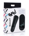 Bang! Vibrating Bullet W- Remote Control - Black - Naughtyaddiction.com