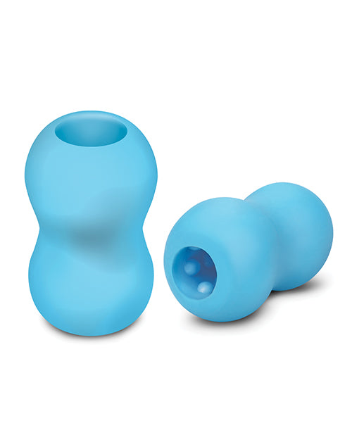 Zolo Mini Double Bubble Stroker - Blue - Naughtyaddiction.com